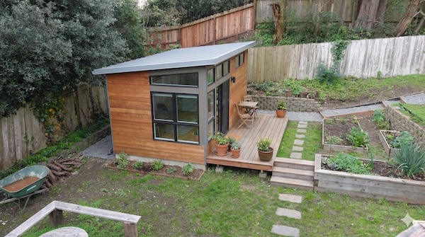 Backyard lot for ADU construction